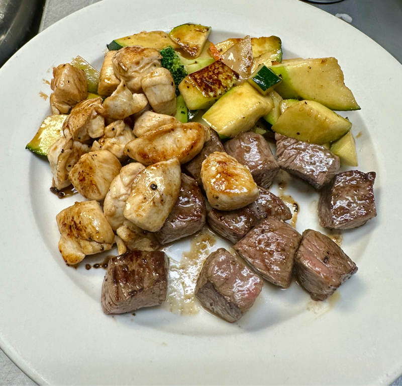 HD13. Steak (5 oz) and Chicken (5 oz)  