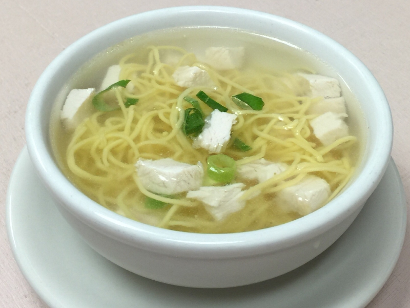 14. Chicken Noodles or Rice Soup