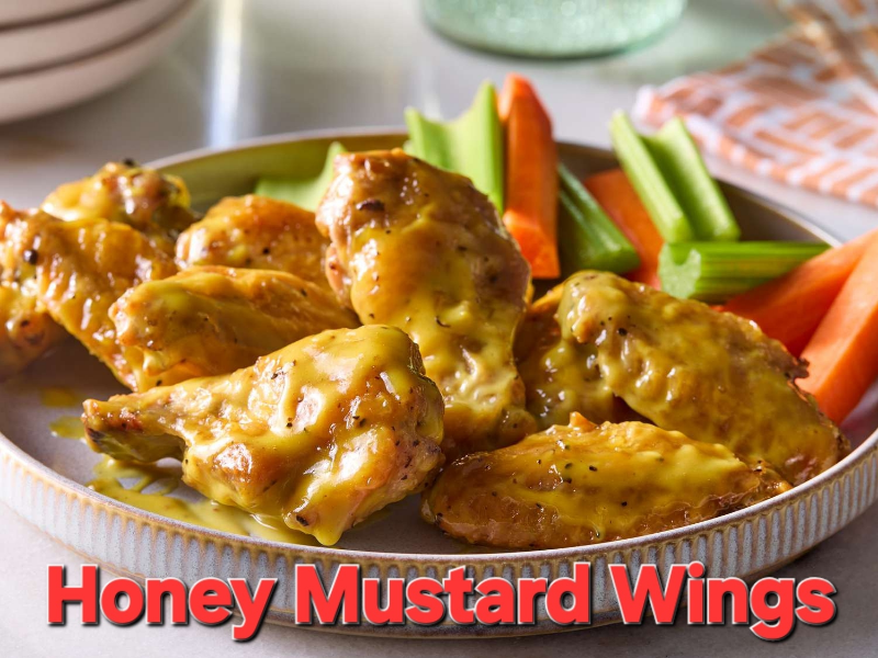 D14. Honey Mustard Wings (8 pcs)