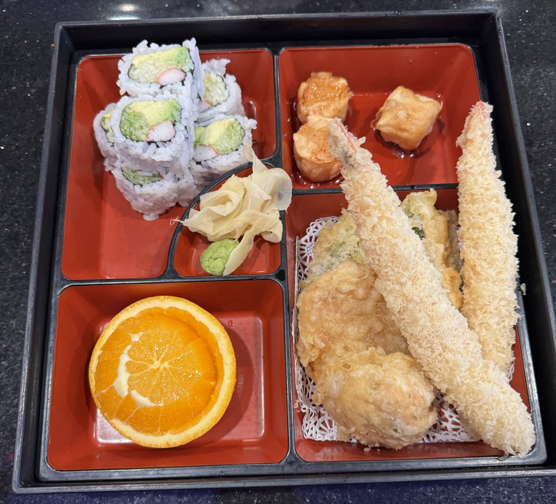 Shrimp & Vegetable Tempura Bento