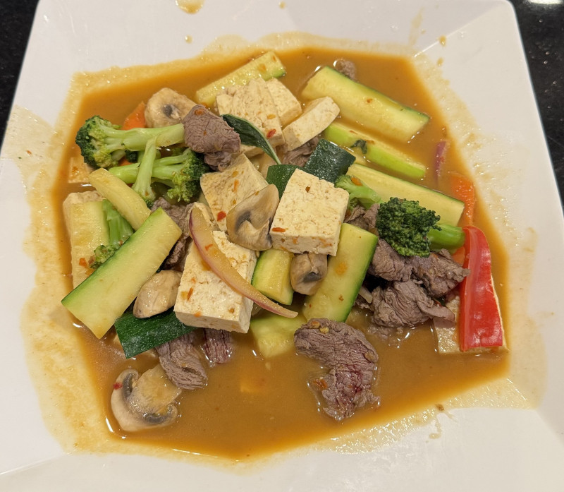 Red Curry with Vegetable / Chicken / Beef or Shrimp