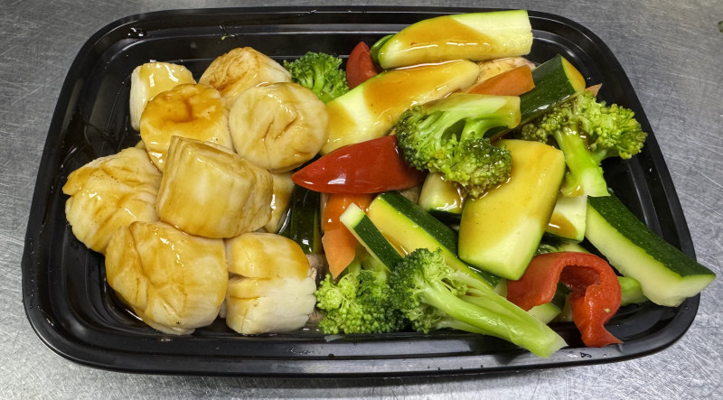 Scallop Teriyaki