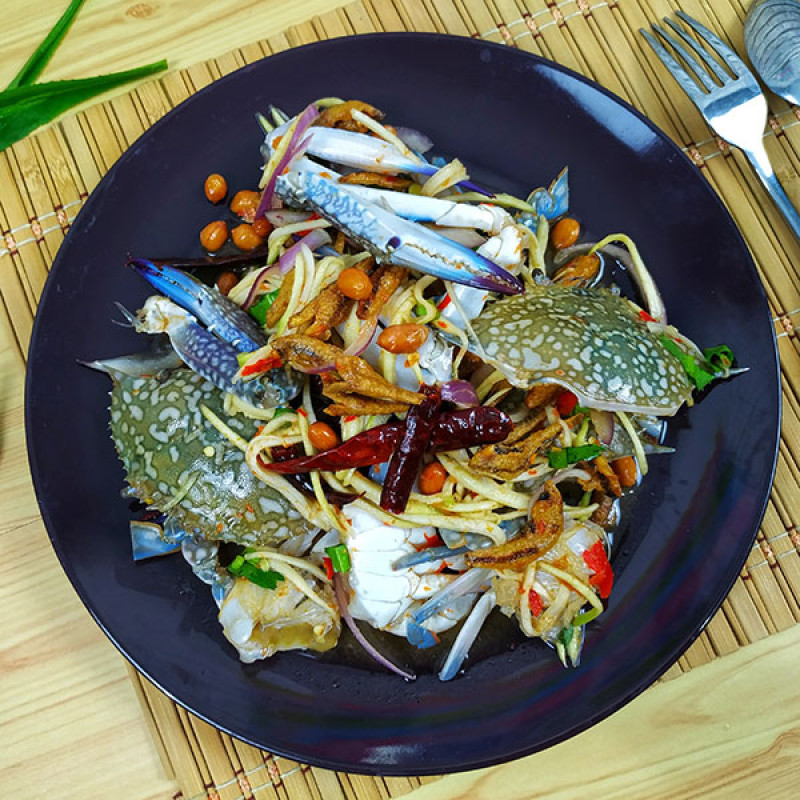 Salad with Crab Meat