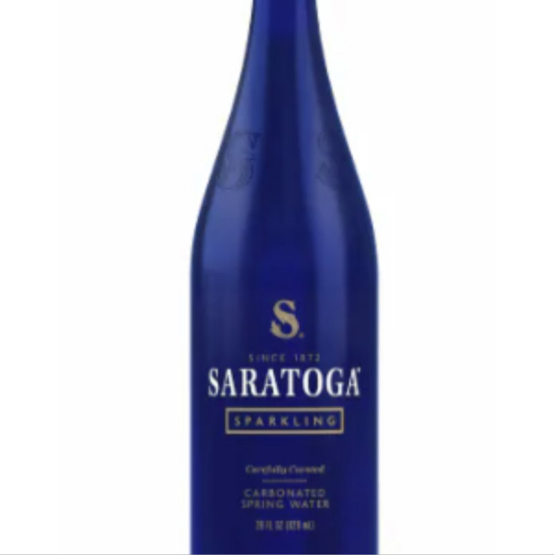 Saratoga Sparkling water
